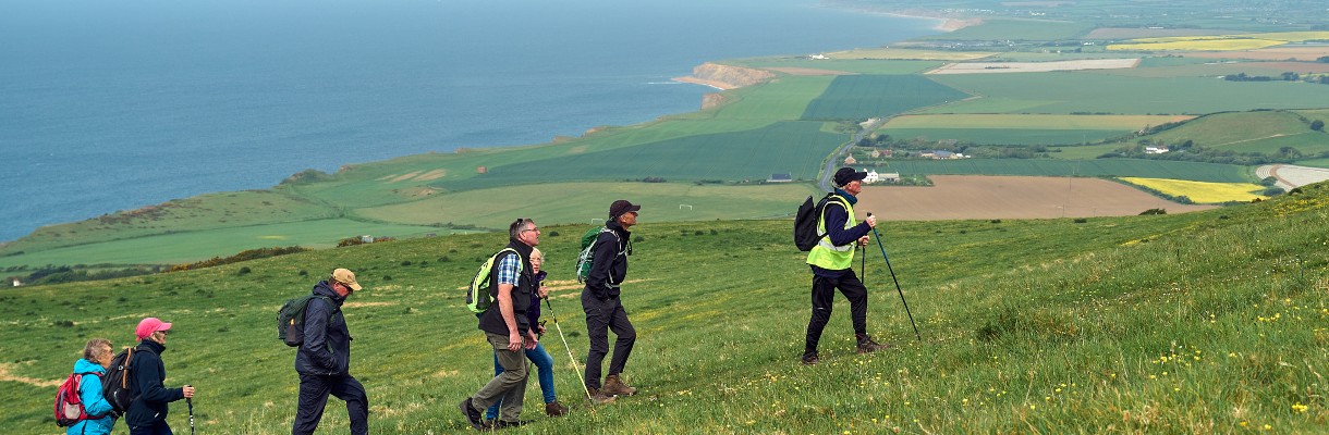 Walkers on the Isle of Wight